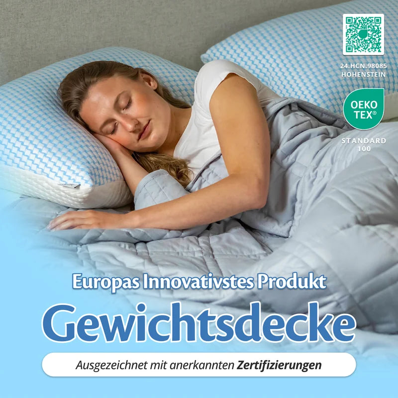 Ella Gewichtsdecke – Europas innovativstes Produkt, OEKO-TEX zertifiziert