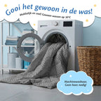 Ella minky verzwaringsdeken voor kinderen machinewasbaar op 30 graden zonder aparte hoes