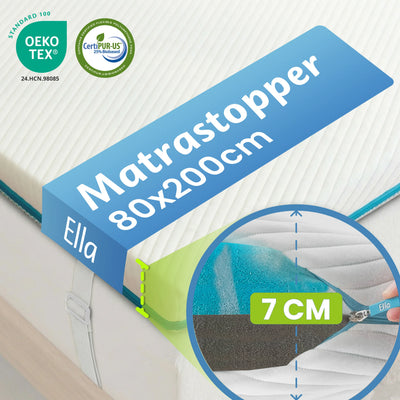 Mittelharte & Feste Matratzentopper - 7 cm