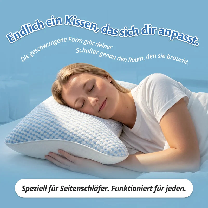 Endlich ein Kissen, das sich dir anpasst – speziell für Seitenschläfer