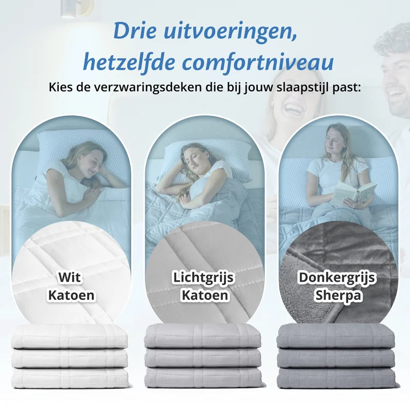 Ella Gewichtsdecke - Weiß