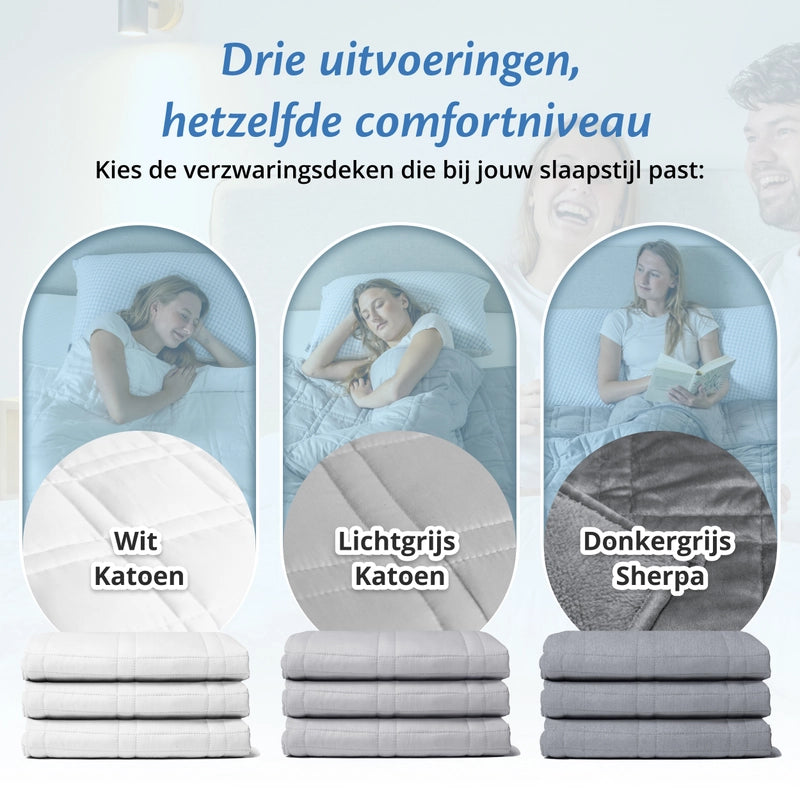 Ella Gewichtsdecke - Weiß