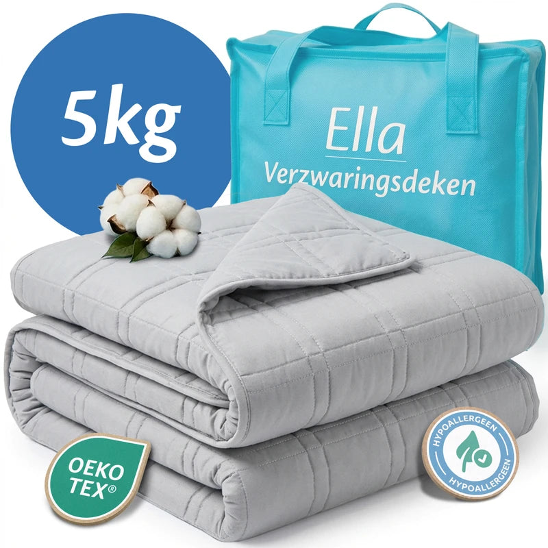 Ella Gewichtsdecke - Grau