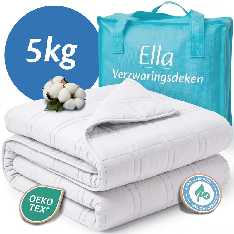 Ella Gewichtsdecke - Weiß